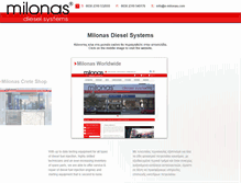 Tablet Screenshot of e-milonas.com